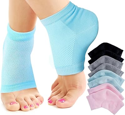 Chaussettes à talons en gel hydratant - ensemble de chaussettes de spa