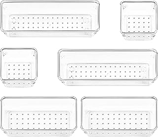 6 pièces organisateur de tiroir, organisateur de placard de chambre à coucher, organisateur