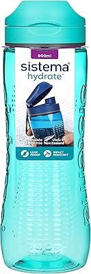 Bouteille d'eau de sport sistema hydrate 800 ml