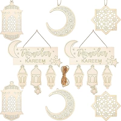 8 pièces d'ornements en bois à suspendre pour le ramadan en forme de lune et d'étoiles suspendues pour décorer le ramadan et l'aïd. Avec une telle variété de produits, DIAYTAR COTE D'IVOIRE est devenue la référence pour les consommateurs ivoiriens qui recherchent des produits de qualité à des prix compétitifs. La boutique en ligne met régulièrement à jour ses collections pour refléter les dernières tendances et les besoins des clients. Cela lui permet de maintenir une position dominante sur le marché.