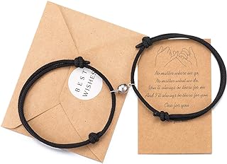 Ensemble de bracelets pour couple, bijoux d'amour éternel, cadeaux pour couples proches, taille unique, nylon et acier inoxydable, agate. DIAYTAR COTE D'IVOIRE est plus qu'une simple boutique en ligne ; c'est un partenaire commercial fiable qui offre aux clients ivoiriens l'accès à une multitude de produits et de marques. Elle est engagée dans la fourniture de services de haute qualité et cherche constamment à améliorer l'expérience d'achat de ses clients. Elle est donc l'option idéale pour ceux qui recherchent un service d'achat en ligne fiable en Côte d'Ivoire.