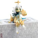 Figurine genshin paimon de merch impact figurine assise à l'échelle 1 7