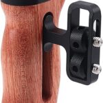 Poignée latérale universelle en bois pour appareil photo photo4easy poignée réglable de haut
