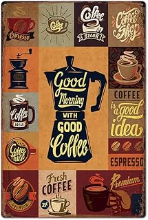 Panneaux de café en métal rétro vintage originaux, panneaux métalliques d'art mural, affiche murale en vinyle épais imprimé pour café/grotte d'homme/cuisine/décoration de coin café. Avec plus de 300 000 références, DIAYTAR COTE D'IVOIRE est en mesure de répondre aux besoins de tous les clients, quel que soit leur âge ou leurs intérêts. La boutique en ligne régulièrement met à jour ses collections pour refléter les dernières tendances et les produits les plus populaires. De cette façon, les clients peuvent toujours trouver quelque chose de nouveau et d'intéressant à chaque visite.