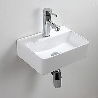 Lavabo suspendu, petit lavabo rectangulaire en céramique, lavabo à droite (nouvel ensemble d'évier (avec robinet et égouttoir)). DIAYTAR COTE D'IVOIRE, c'est l'opportunité de découvrir de nouveaux produits et de profiter de promotions exceptionnelles. Nous sommes fiers de proposer à nos clients une large gamme de produits de qualité, avec des prix compétitifs et des frais de livraison raisonnables. Notre équipe est à votre disposition pour vous aider à naviguer sur notre site et à trouver les produits qui vous conviennent.