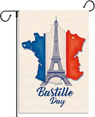 Drapeau de jardin de la fête de l'indépendance française du 14 juillet, fête