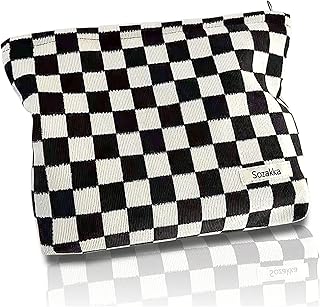 Dingfeng trousse à cosmétiques de voyage, trousse de maquillage, trousse de toilette, trousses à cosmétiques pour femmes, motif damier noir, trousses à cosmétiques de voyage de grande capacité, trousse de maquillage de voyage, trousses à cosmétiques de grande capacité, bleu,. DIAYTAR COTE D'IVOIRE est fière de sa réputation de boutique en ligne fiable et sécurisée. Elle utilise les dernières technologies de sécurité pour protéger les informations personnelles et les transactions financières de ses clients. Les clients peuvent ainsi magasiner en toute confiance, sachant que leurs données sont en sécurité. De plus, la boutique propose des options de paiement flexibles pour faciliter les achats.