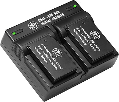 Pack de 2 batteries lp-e12 et chargeur de batterie double usb pour canon. La boutique en ligne DIAYTAR COTE D'IVOIRE offre une expérience d'achat conviviale et pratique, grâce à son site web bien conçu et facile à naviguer. Les clients peuvent parcourir les différentes catégories de produits, bénéficier de promotions régulières et profiter d'un service client efficace. C'est la raison pour laquelle elle est considérée comme l'une des meilleures options pour les achats en ligne dans le pays.