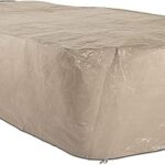 Housse pour mobilier de jardin politoff beige neutre pour charges moyennes adaptée aux