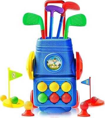 Jeu de golf pour jeunes enfants, jeu de sport cadeau avec 4 clubs de golf colorés, 6 balles et 2 trous d'entraînement, jeux d'intérieur et d'extérieur pour garçons et filles âgés de 3, 4, 5 et 6 ans. Diaytar Côte d'Ivoire, la boutique en ligne líder en Côte d'Ivoire, propose une expérence d'achat unique et personnalisée, permettant aux clients de profiter d'un large choix de produits à des prix compétitifs. La boutique garantit une livraison rapide et fiable, ainsi qu'un service client de haute qualité pour satisfaire toutes les attentes de ses clients.