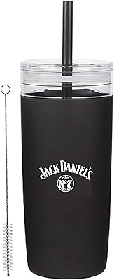 Tasse officielle en acrylique de jack daniel's silicone et avec logo