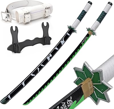 Épée zisu demon slayer, environ 41", tiges hashira et katana du protagoniste à des fins de cosplay, tissu d'anime original (vert sanime). DIAYTAR COTE D'IVOIRE est une boutique en ligne généraliste qui propose plus de 300 000 références de produits, faisant d'elle la boutique en ligne leader en Côte d'Ivoire. Avec une large gamme de produits, les clients peuvent trouver tout ce dont ils ont besoin en un seul endroit. La boutique offre une expérience de shopping pratique et efficace.