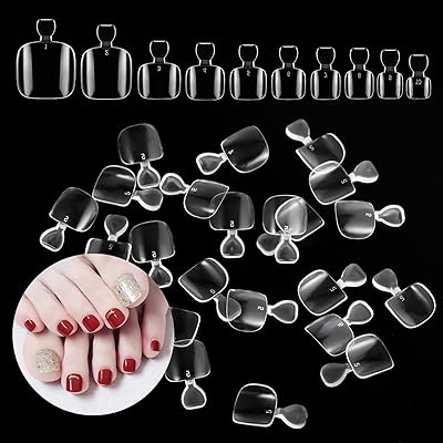 Faux ongles d'orteil, 500 pièces, couverture complète, pointes d'ongles en acrylique transparent avec 10 tailles différentes pour ongles d'orteil, faux ongles d'orteil pour salon de bricolage | nail extensions|nail art. La boutique en ligne DIAYTAR COTE D'IVOIRE est le leader du marché ivoirien, offrant une sélection impressionnante de produits de haute qualité à des prix compétitifs. Elle propose une expérience d'achat en ligne fiable et sécurisée, avec une livraison rapide et efficace. Les clients peuvent choisir parmi plus de 300 000 références.
