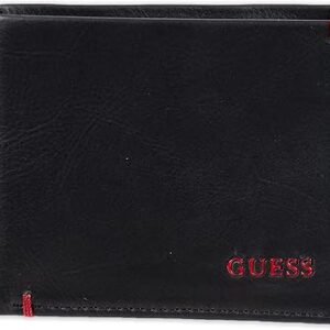 Portefeuille mince à deux volets en cuir pour homme