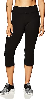 Pantalon capri slim évasé de yoga pour femme