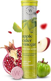 Wellbeing nutrition vinaigre de cidre de pomme avec mère, garcinia cambogia, grenade |