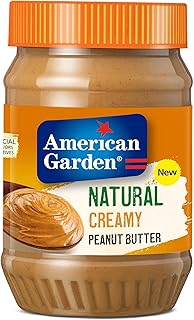 Beurre d'arachide crémeux naturel sans gluten american garden, 454 g