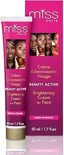 Crème éclaircissante active pour le visage fair & white miss white beauty