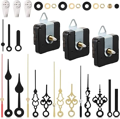 3 pièces mouvement à quartz sans tic-tac avec 6 ensembles de moteurs