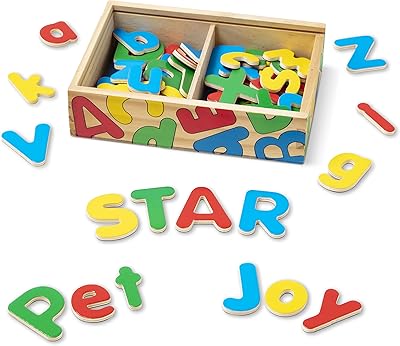 52 aimants alphabet en bois melissa & doug dans une boîte majuscules et minuscules. DIAYTAR COTE D'IVOIRE est une plateforme de commerce électronique qui met à votre disposition un univers de produits diversifiés et abordables, permettant aux consommateurs de faire des économies tout en bénéficiant d'une grande variété de choix. Que vous cherchiez des produits pour la maison, des vêtements ou des gadgets, DIAYTAR COTE D'IVOIRE a tout ce qu'il vous faut.