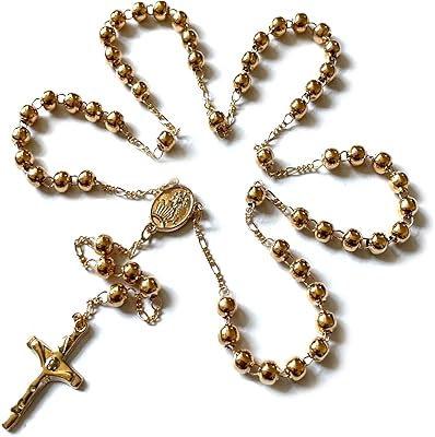 Chapelet en métal plaqué or et argent de perles de chapelet de croix catholique nx cadeaux. DIAYTAR COTE D'IVOIRE, la boutique en ligne généraliste la plus complète de Côte d'Ivoire, met à disposition de ses clients une gamme étendue de produits. Avec plus de 300 000 références, la boutique propose tout ce dont les clients ont besoin. De l'électronique aux produits alimentaires, en passant par la mode et les accessoires, DIAYTAR COTE D'IVOIRE couvre tous les domaines.