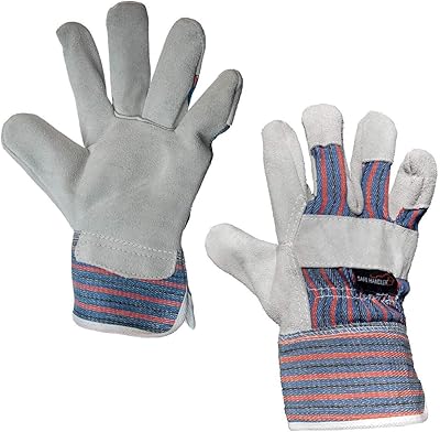 Gants de travail en cuir économiques pour manutentionnaire sûr | conception robuste