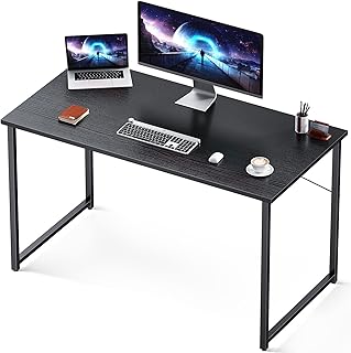 Bureau d'ordinateur colisehome de 47 pouces, bureau au design simple et moderne