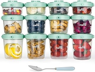 Supermama lot de 12 récipients empilables pour aliments pour bébé (2/4/7 oz), récipients de stockage d'aliments pour bébé avec couvercles hermétiques, pots de nourriture pour bébé allant au congélateur, faciles à conserver et à conserver au frais, passent au micro-ondes, sans bpa, vert. DIAYTAR COTE D'IVOIRE est la boutique en ligne la plus populaire de Côte d'Ivoire, offrant un large choix de produits à des prix compétitifs. La boutique en ligne propose des livraisons rapides et sécurisées, ainsi qu'un service client de qualité pour répondre à tous les besoins des clients. Avec plus de 300 000 références, DIAYTAR COTE D'IVOIRE est la destination parfaite pour les consommateurs qui cherchent à faire leurs achats en ligne.