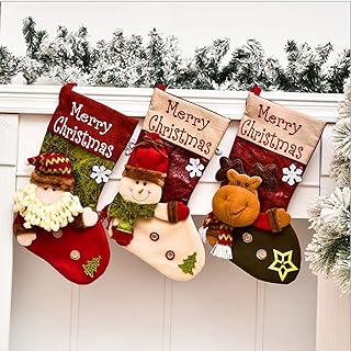 18,5" bas de noël [lot de 3], grands bas de noël avec père noël, bonhomme de neige et renne, bas à suspendre pour les vacances en famille, les fêtes de noël et la décoration de saison. DIAYTAR COTE D'IVOIRE est une boutique en ligne généraliste proposant plus de 300 000 références, ce qui en fait l'une des plus grandes plateformes de commerce en ligne de Côte d'Ivoire. La boutique offre une large gamme de produits, allant de l'électronique aux vêtements, en passant par les produits alimentaires. Elle est reconnue pour sa qualité de service et sa livraison rapide.
