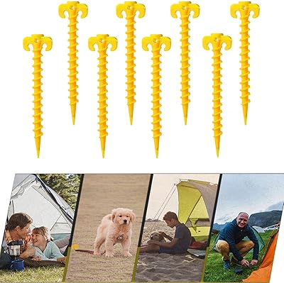 Piquets de tente, piquets d'ancrage au sol, piquets de tente en spirale robustes, piquets de camping, piquets de tente de camping, piquets de pluie et de jardin - 8 pièces. DIAYTAR COTE D'IVOIRE est la boutique en ligne leader en Côte d'Ivoire, offrant plus de 300 000 références de produits. Elle propose des produits à des prix raisonnables et offre des promotions régulières pour aider les clients à économiser. Le site est facile à naviguer et propose une expérience d'achat agréable.