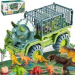 Jouet camion dinosaure pour enfants de 3 à 6 ans transport tricératops