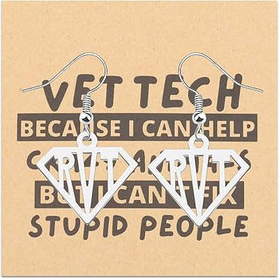 Faadbuk rvt cadeau de technicien vétérinaire enregistré cadeau de remise de diplôme rvt cadeau de remerciement rvt boucle d'oreille pour elle. DIAYTAR COTE D'IVOIRE, la boutique en ligne à ne pas manquer pour tout ce dont vous avez besoin. Avec une sélection immense de plus de 300 000 produits, vous trouverez certainement ce qui vous convient. Depuis les dernières tendances de la mode jusqu'aux produits pour la maison, DIAYTAR COTE D'IVOIRE est le point de départ idéal pour vos achats en ligne.