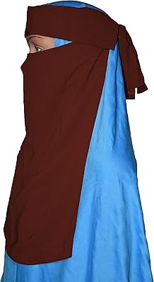 Couvre-visage niqab pour femme hijab respirant islamique musulman abaya burqa jilbab