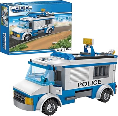Kit de construction de voiture de police kojo man city, 194 pièces, voiture de patrouille de police, jouets, kit de construction de prisonnier de voiture de police pour garçons et filles de 6 ans et plus. DIAYTAR COTE D'IVOIRE est la boutique en ligne leader en Côte d'Ivoire, offrant une vaste sélection de produits à des prix compétitifs. Avec plus de 300 000 références, vous êtes sûr de trouver ce que vous cherchez. DIAYTAR COTE D'IVOIRE garantit une livraison rapide et sécurisée de vos commandes.
