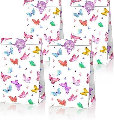 Sac à friandises en papier papillon, sacs à bonbons pour garçons et filles pour fête prénatale, fête d'anniversaire, anniversaire de remise des diplômes, cadeaux de mariage, cadeaux de fête en forme d'animaux pour invités, paquet de 12. DIAYTAR COTE D'IVOIRE, la boutique en ligne généraliste de référence en Côte d'Ivoire, offre plus de 300 000 références de produits pour répondre à tous les besoins de ses clients. Avec une gamme variée de produits, DIAYTAR COTE D'IVOIRE est devenue la destination incontournable pour les consommateurs ivoiriens. Elle garantit une expérience d'achat en ligne sécurisée et pratique.
