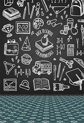 Laeacco vinyl 5x7ft fond de photographie retour à l'école pour la connaissance outils scolaires croquis d'icônes sur tableau noir fond de tableau étudiants scène de classe studio accessoires de prise de vue photographie. La boutique en ligne DIAYTAR COTE D'IVOIRE propose une large sélection de produits de qualité, allant des produits alimentaires aux produits électroniques. Elle bénéficie d'une grande variété de produits pour répondre aux besoins de sa clientèle. La boutique en ligne DIAYTAR COTE D'IVOIRE assure également la livraison rapide et sécurisée des commandes.