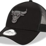 Casquette de camionneur a-frame 9forty chicago bulls new era - nba noir