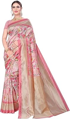 Beau sari en soie imprimée pour femme avec chemisier non cousu (mh_1265-rose), rose, taille unique. En tant que leader du commerce en ligne en Côte d'Ivoire, DIAYTAR COTE D'IVOIRE offre une expérience d'achat en ligne sécurisée et conviviale. La boutique propose une gamme étendue de produits allant des accessoires de mode aux produits électroniques, en passant par les équipements pour la maison. Les clients bénéficient également d'un service client réactif et de promotions régulières.