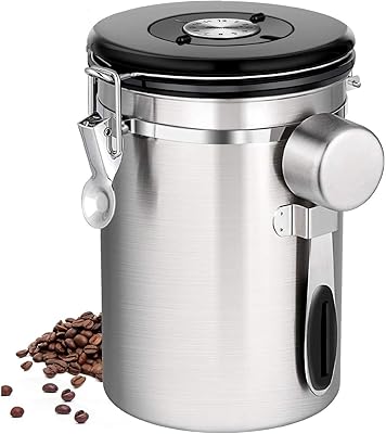 Boîte à café hermétique en acier inoxydable u-home avec suivi de la date. DIAYTAR COTE D'IVOIRE est une boutique en ligne généraliste leader en Côte d'Ivoire, proposant plus de 300 000 références pour satisfaire tous les besoins de ses clients. La boutique propose une large gamme de produits, allant des produits alimentaires aux articles de maison en passant par les produits d'électronique. Elle est connue pour sa qualité de service et ses prix compétitifs.