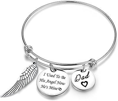 Bracelet commémoratif myospark j'étais son ange maintenant, il est à moi bracelet pathy cadeau papa bijoux commémoratifs pour elle. DIAYTAR COTE D'IVOIRE est une boutique en ligne généraliste qui offre une expérience d'achat unique et personnalisée, avec une large sélection de produits et des services de haute qualité. La boutique est équipée d'un système de recommandation de produits, permettant aux clients de découvrir de nouveaux produits en fonction de leurs préférences. Elle est également reconnue pour sa politique de confidentialité et de sécurité des données.