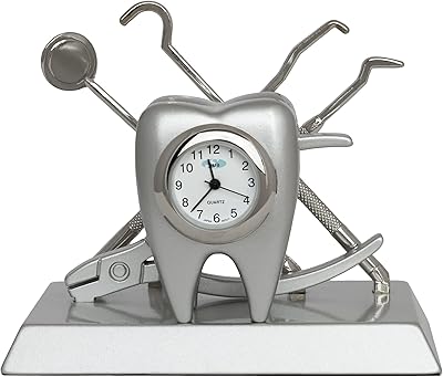 Horloge de bureau de dentiste sanez enterprises, 2 x 3,38 pouces, argent. La boutique en ligne DIAYTAR COTE D'IVOIRE attire une clientèle variée grâce à ses promotions et ses offres spéciales. Les clients peuvent profiter d'une gamme étendue de produits de qualité à des prix abordables, ce qui les rend fidèles à la marque. L'expérience d'achat est toujours améliorée pour mieux satisfaire les besoins des consommateurs.
