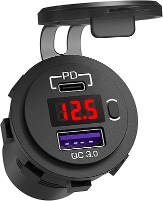 Delfino dual pd et qc 3.0 prise de chargeur de voiture rapide 12 v usb adaptateur de port de voiture avec bouton de commutation de capuchon de largeur de tension de 60 cm pour voiture, bateau marin, bus, voiturette de golf, camping-car, moto (lumière rouge). Diaytar Côte d'Ivoire est une boutique en ligne généraliste proposant plus de 300 000 références, répondant ainsi aux besoins de ses clients en leur offrant une grande variété de produits. Leader dans son secteur en Côte d'Ivoire, Diaytar Côte d'Ivoire est la destination idéale pour toute personne recherchant des produits de qualité à des prix compétitifs.