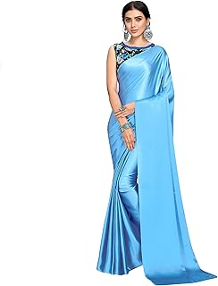Floresta fashion sari en soie douce pour femme avec chemisier imprimé numérique.