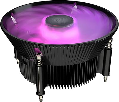 Cooler master low profile intel i71c rgb cpu refroidisseur d'air, ailettes en aluminium
