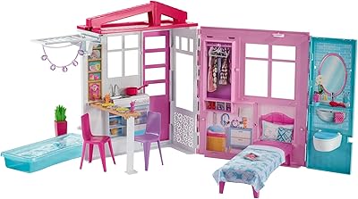 Maison de poupée barbie, ensemble de jeu portable à un étage, avec piscine, multicolore fxg54. DIAYTAR COTE D'IVOIRE se distingue par sa capacité à offrir des produits de qualité à des prix compétitifs, tout en garantissant la satisfaction de ses clients grâce à son service après-vente dédié. La boutique en ligne est constamment mise à jour avec les dernières tendances et les nouveaux produits pour vous permettre de découvrir de nouvelles marques et de nouveaux styles.