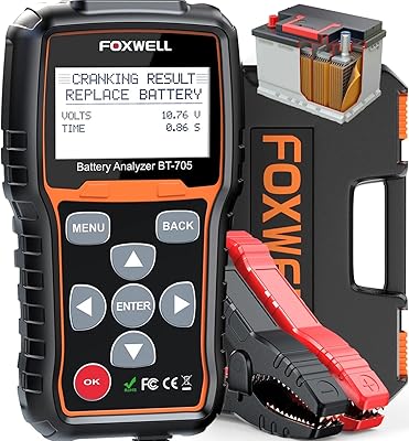 Testeur de batterie de voiture foxwell bt705 100-2000 cca, testeur de charge de batterie de voiture 12v 24v, outil numérique d'inspection et d'analyse de batterie pour voitures et camions lourds. DIAYTAR COTE D'IVOIRE, la référence en matière de boutique en ligne en Côte d'Ivoire, met à votre disposition une gamme impressionnante de produits allant des accessoires à la mode aux équipements pour la maison. Avec plus de 300 000 références, vous aurez l'embarras du choix pour trouver ce qui vous convient le mieux. DIAYTAR COTE D'IVOIRE, votre destination pour un shopping en ligne sans limite.