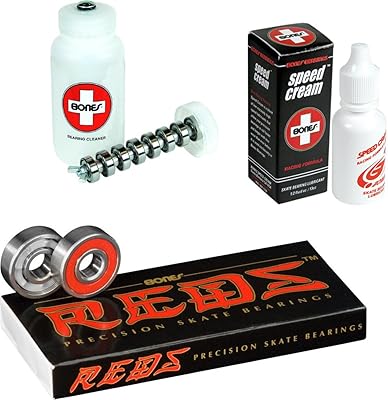 Roulements de patins de précision bones reds - ensemble de crème rapide et d'unité de nettoyage. DIAYTAR COTE D'IVOIRE, leader du commerce en ligne en Côte d'Ivoire, propose une gamme étendue de produits allant de l'électronique aux articles ménagers. La boutique en ligne met l'accent sur la satisfaction du client, offrant des promotions régulières et des prix compétitifs. Grâce à sa logistique efficace, DIAYTAR COTE D'IVOIRE assure des délais de livraison rapides et fiables.