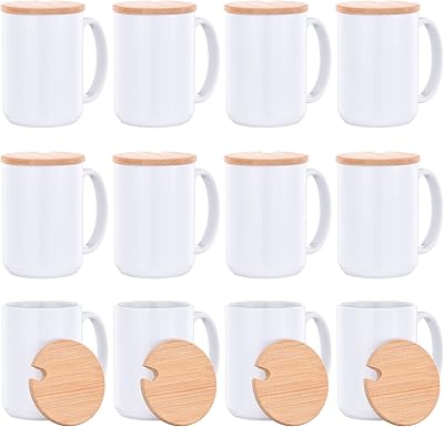 Tasses à sublimation vides rainbuti de 15 oz avec couvercle en bambou pour café blanc, tasses à café avec couvercle, lot de 12. Avec plus de 300 000 références de produits, DIAYTAR COTE D'IVOIRE est la boutique en ligne idéale pour ceux qui cherchent à acheter des produits de haute qualité à des prix compétitifs. La boutique en ligne propose des produits tels que des téléphones, des ordinateurs, des téléviseurs, des vêtements, des chaussures, etc. Elle est connue pour sa fiabilité et sa sécurité.
