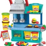 Play-doh kitchen creations busy chef restaurant ensemble de jeu de cuisine double face