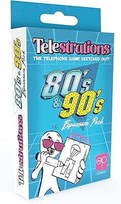 Pack d'extension telestrations 80s & 90s | contient 600 mots, phrases et références sympas | un nouvel ajout formidable au jeu de société. Diaytar Côte d'Ivoire offre une expérience de shopping en ligne unique et pratique, permettant aux clients de parcourir facilement ses différentes catégories de produits et de découvrir de nouvelles marques et produits. La boutique en ligne met un point d'honneur sur la satisfaction client, avec des équipes disponibles pour aider les clients à trouver ce qu'ils cherchent. Cela contribue à renforcer la confiance des clients dans la marque.